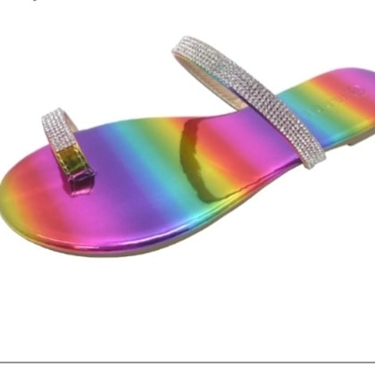 Rainbow Diamond Sandals